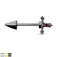 Dagger Nipple Barbell 14g