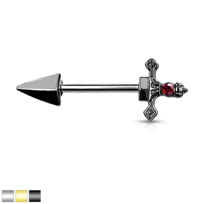 Dagger Nipple Barbell 14g