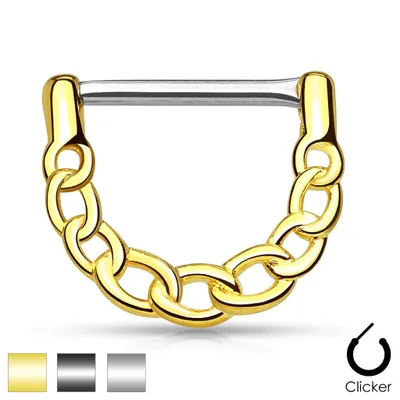 Chain Nipple Clicker 14g