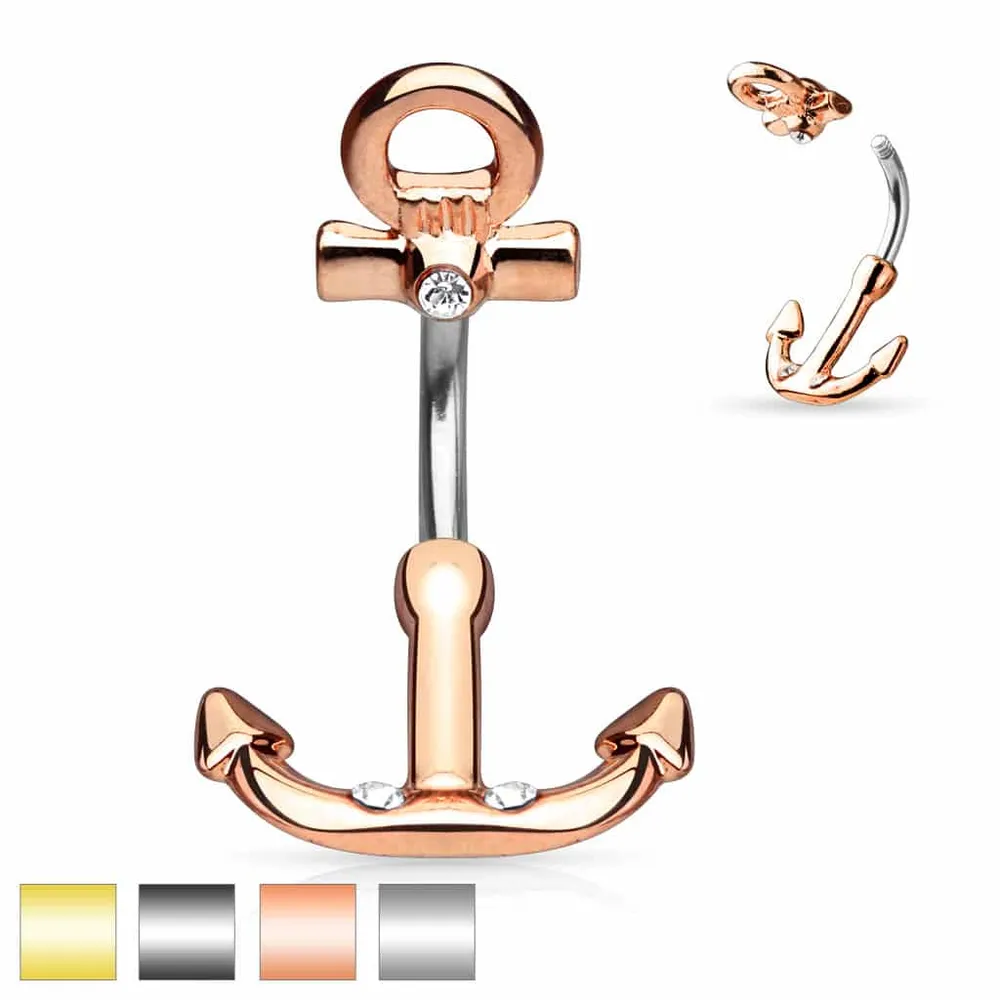 Anchor Navel Barbell 14g