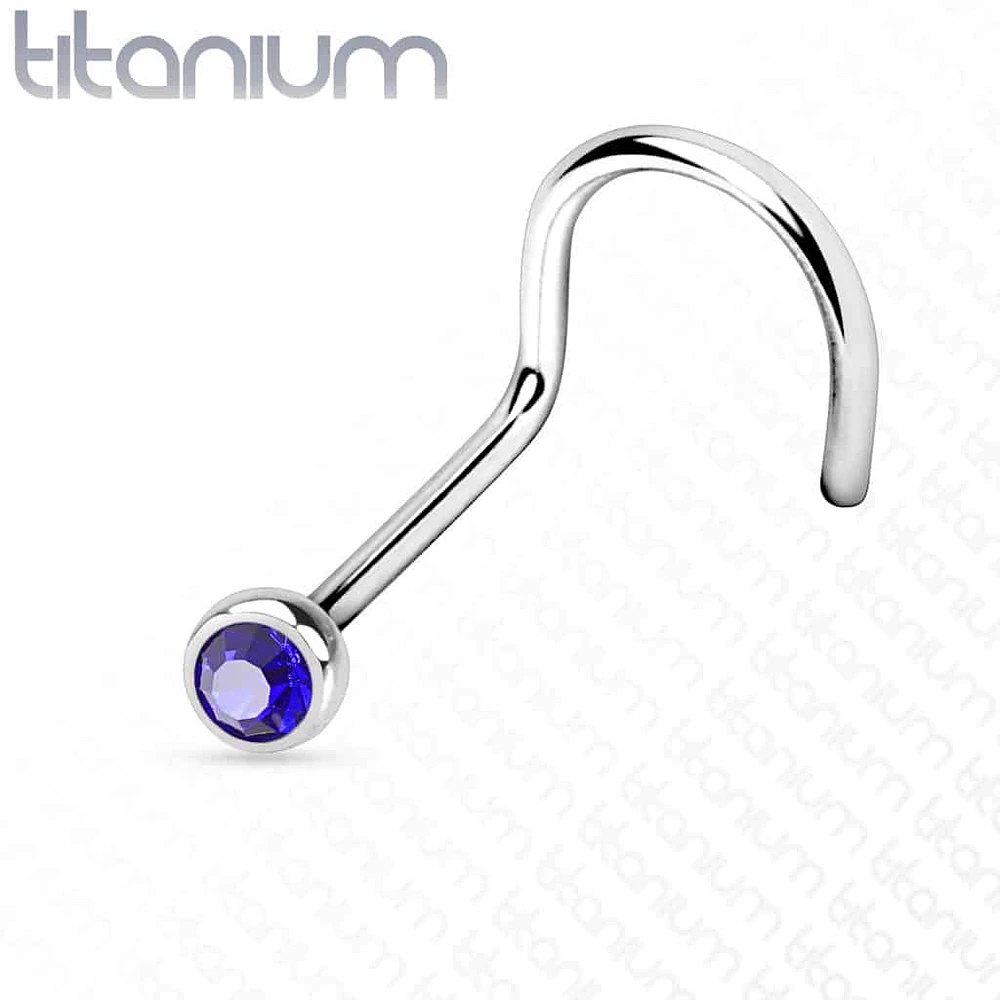 PREMIUM Titanium Crystal Nose Screw 18g