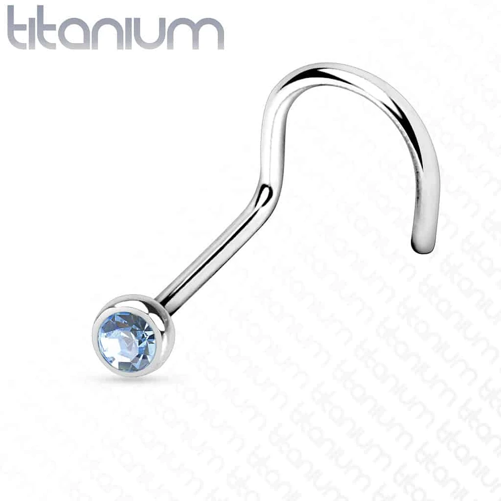 PREMIUM Titanium Crystal Nose Screw 18g