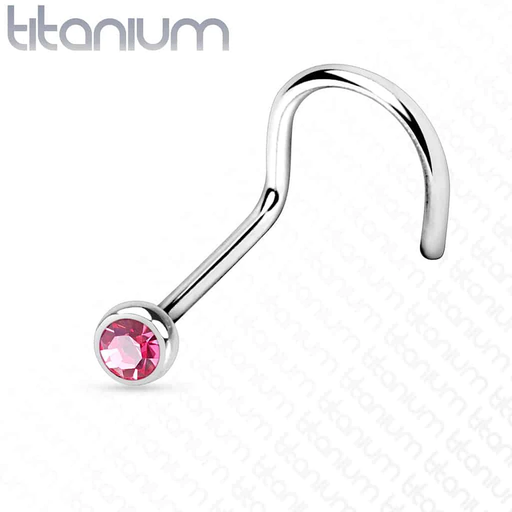 PREMIUM Titanium Crystal Nose Screw 18g