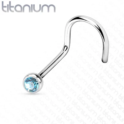 PREMIUM Titanium Crystal Nose Screw 18g