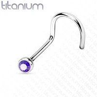 PREMIUM Titanium Crystal Nose Screw 18g