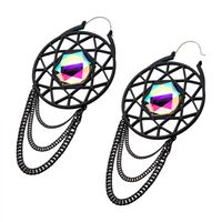 Crystal + Chain Dreamcatcher Tunnel Hangers