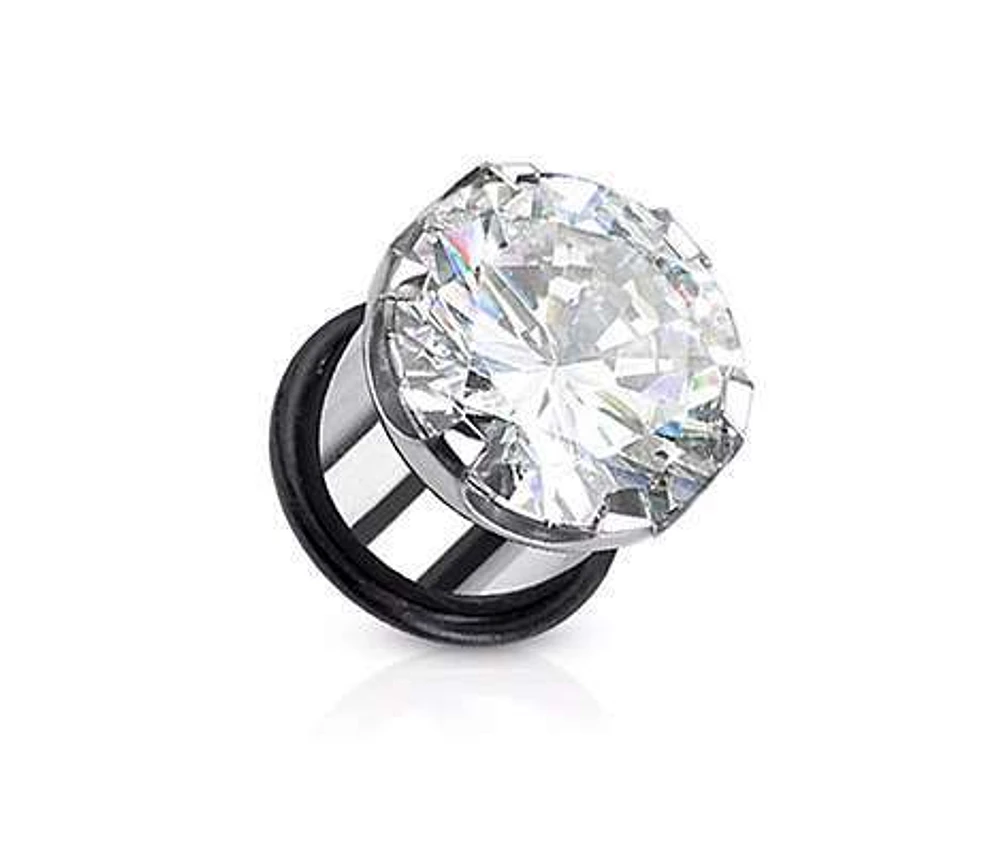 Claw-Set Bling Single Flare Plugs 14g – 1″