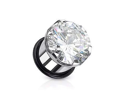 Claw-Set Bling Single Flare Plugs 14g – 1″