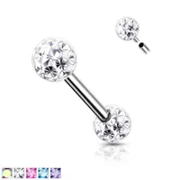 Internally Threaded Ferido Nipple Barbell 14g