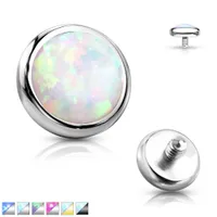 PREMIUM Bezel-Set Opal Microdermal Top