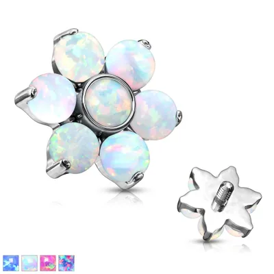 PREMIUM Opal Flower Microdermal Top