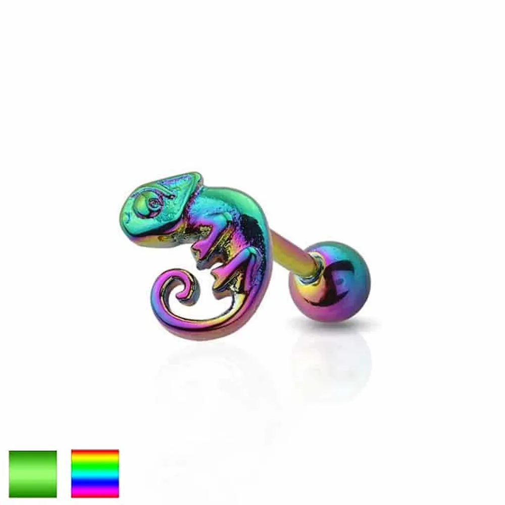 PREMIUM Chameleon Cartilage Stud 16g