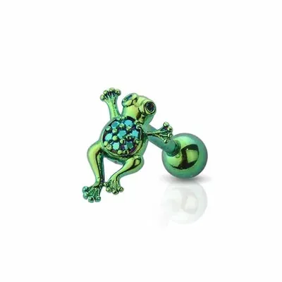 PREMIUM Frog Cartilage Stud 16g