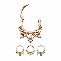 PREMIUM 3 Point Filigree Segment Ring 16g