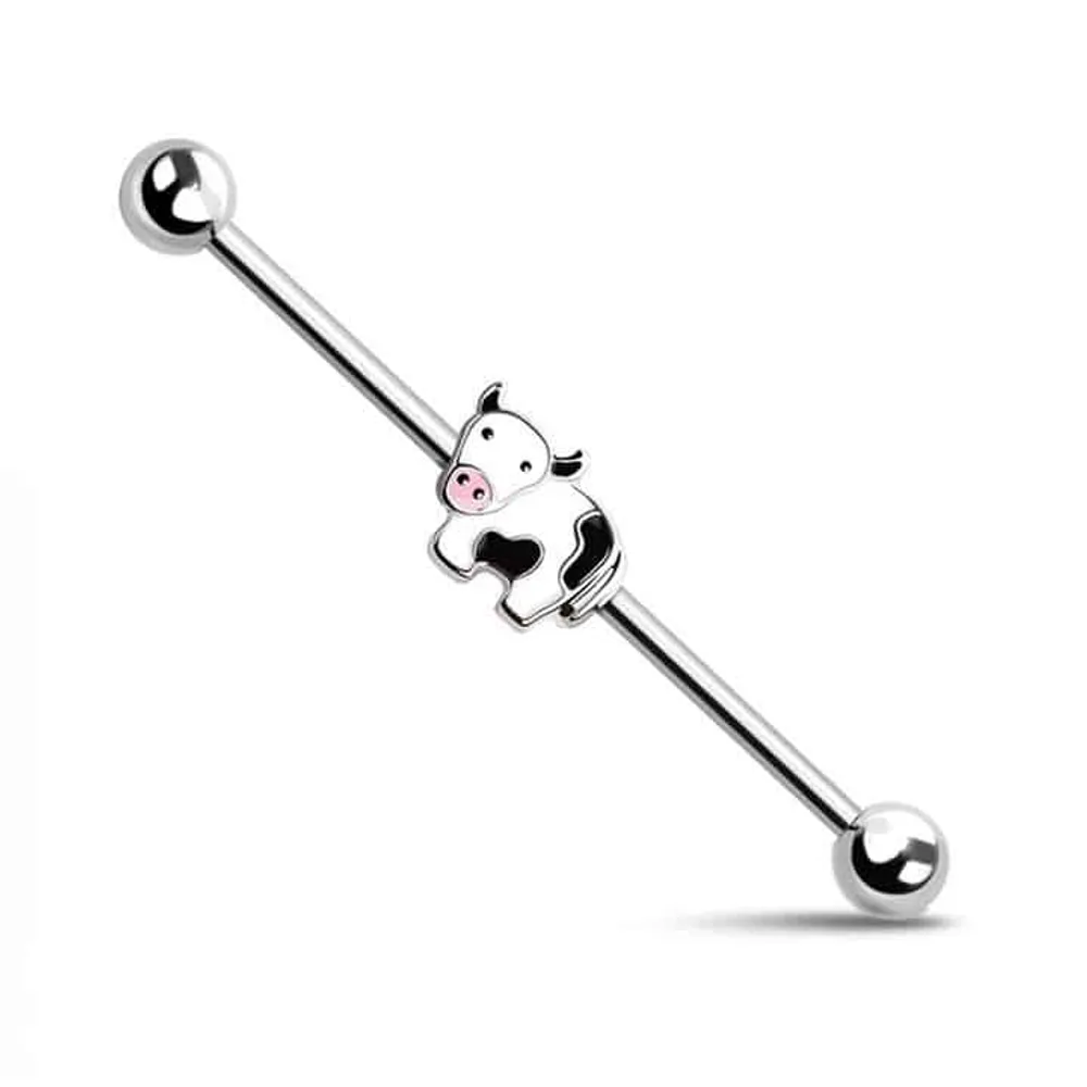 Cow Industrial Barbell 14g