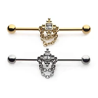 PREMIUM Square + Chain Industrial Barbell 14g