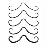 Blackline Septum Curly Mustache Tusk