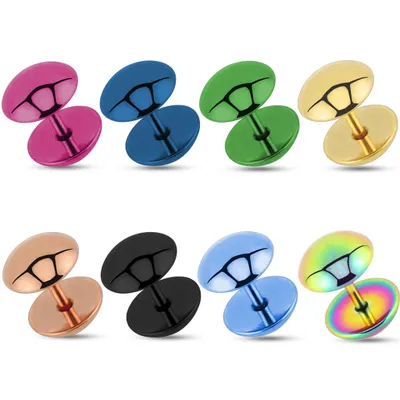 Titanium Drawing Pin Faux Plugs 16g