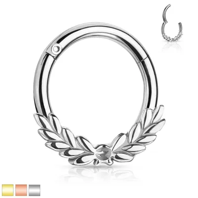 PREMIUM Laurels Segment Ring 16g