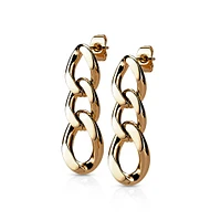 Chunky Chain Stud Earrings