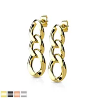 Chunky Chain Stud Earrings