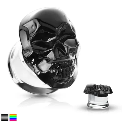 Glass Skull Plugs 2g – 1/2