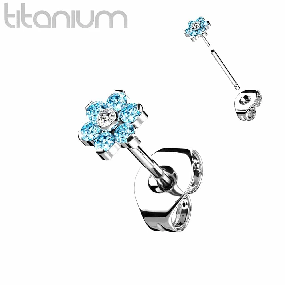 PREMIUM Crystal Flower Studs