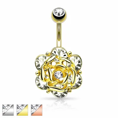 Rose Belly Barbell 14g