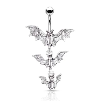 Tiered Bat Belly Dangle 14g