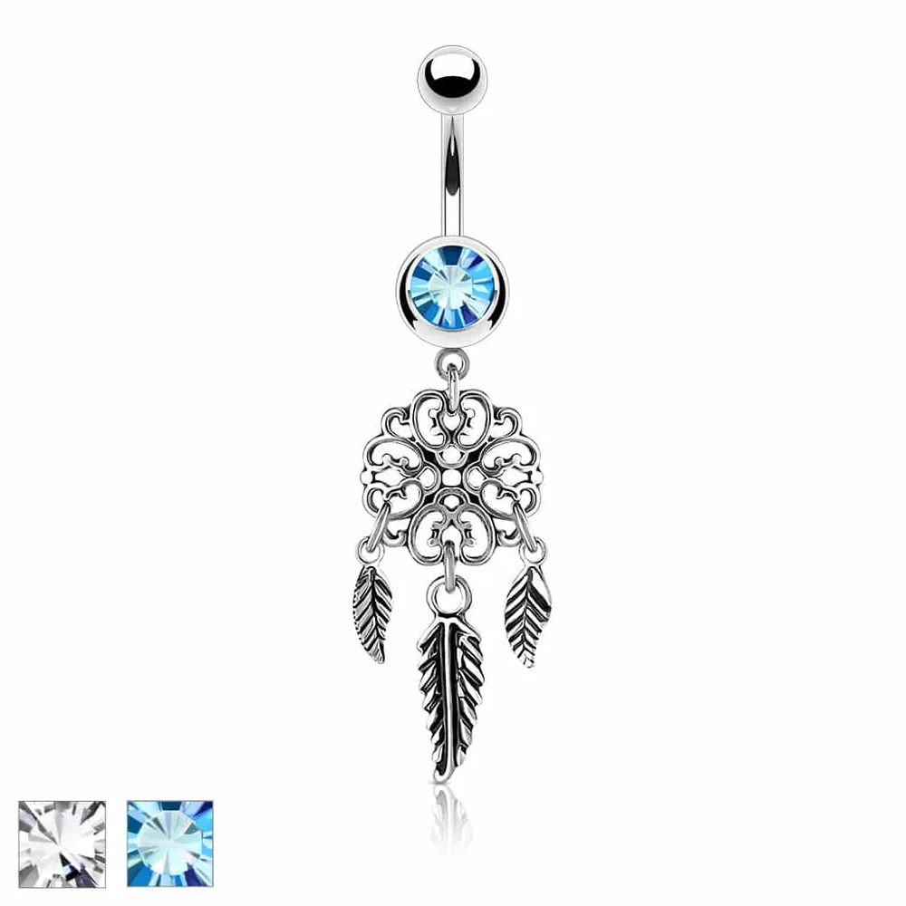 Dream Catcher Belly Dangle 14g