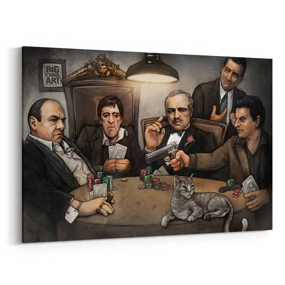 Gangster’s Playing Poker