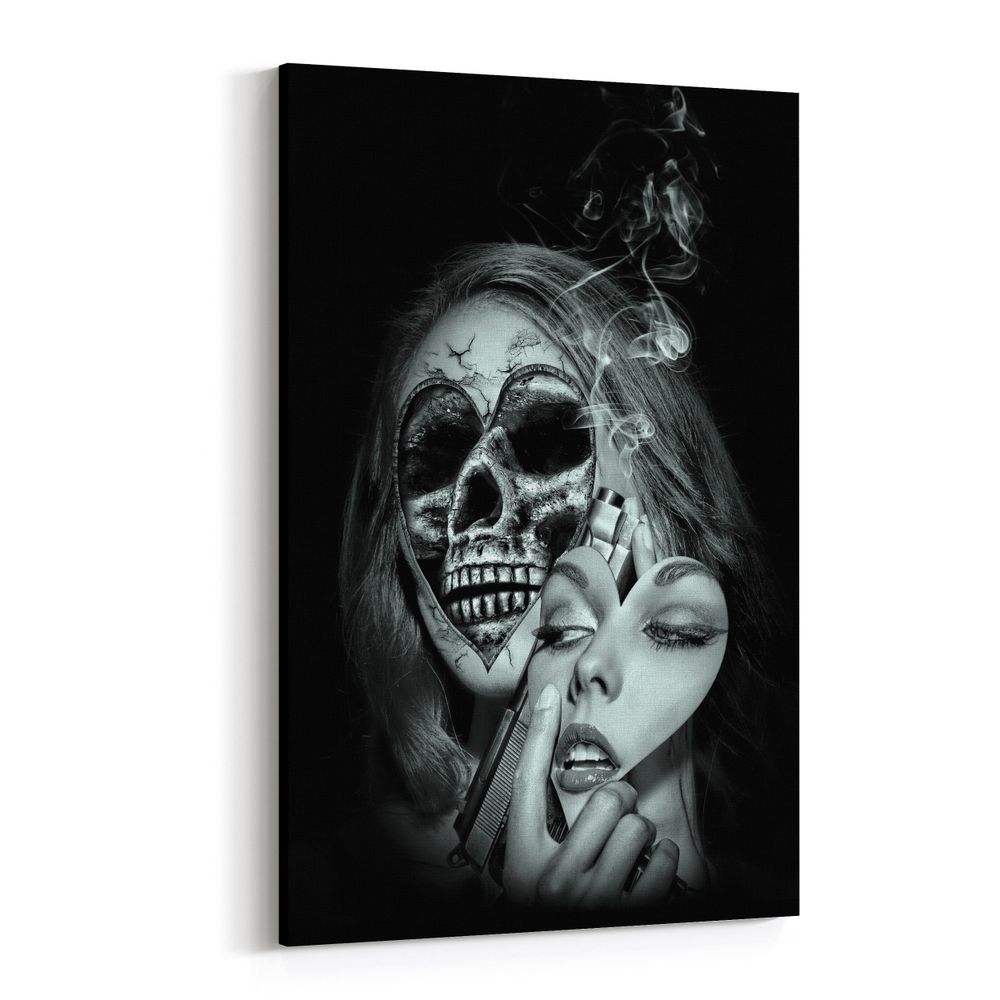 Heart Skull