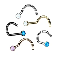 PREMIUM G23 Titanium Opal Nose Screw 18g