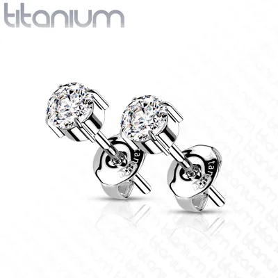 PREMIUM Claw-set Crystal Studs