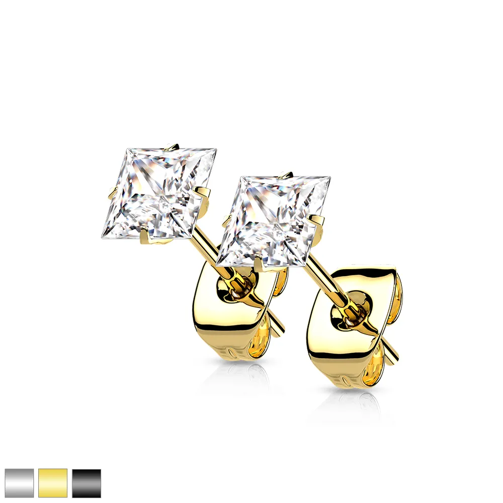 PREMIUM Claw-set Square Studs