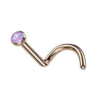 PREMIUM G23 Titanium Opal Nose Screw 18g