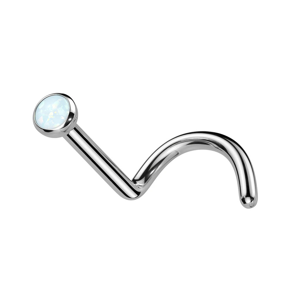 PREMIUM G23 Titanium Opal Nose Screw 18g