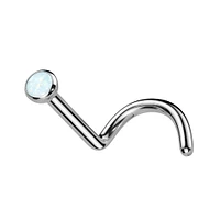 PREMIUM G23 Titanium Opal Nose Screw 18g