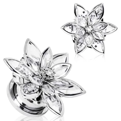 Flower Machine Head Plugs  2g – 5/8″