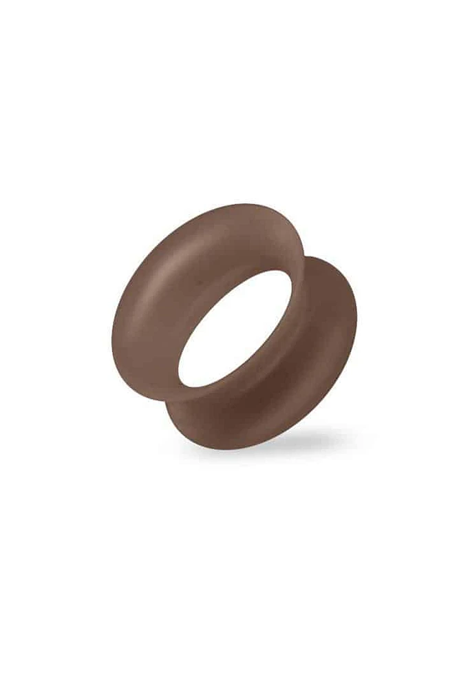 Silicone Flesh-Tone Tunnels 6g – 1″