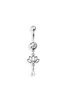 Lotus Navel Dangle 14g