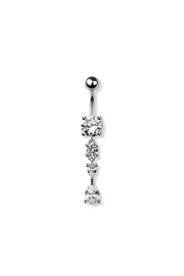 Claw-set Multi-Tier Navel Dangle 14g