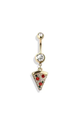 Pizza Navel Dangle 14g