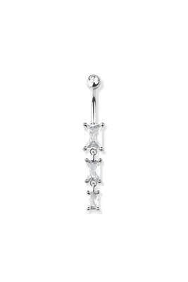 Rectangle Tiered Belly Dangle 14g