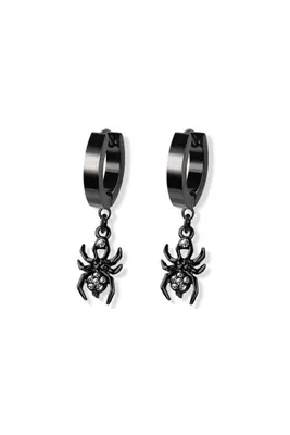 Spider Dangle Cuff Earrings