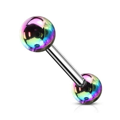 Pearlescent Straight Barbell 14g