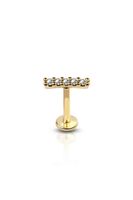 PREMIUM Crystal Bar Labret 16g