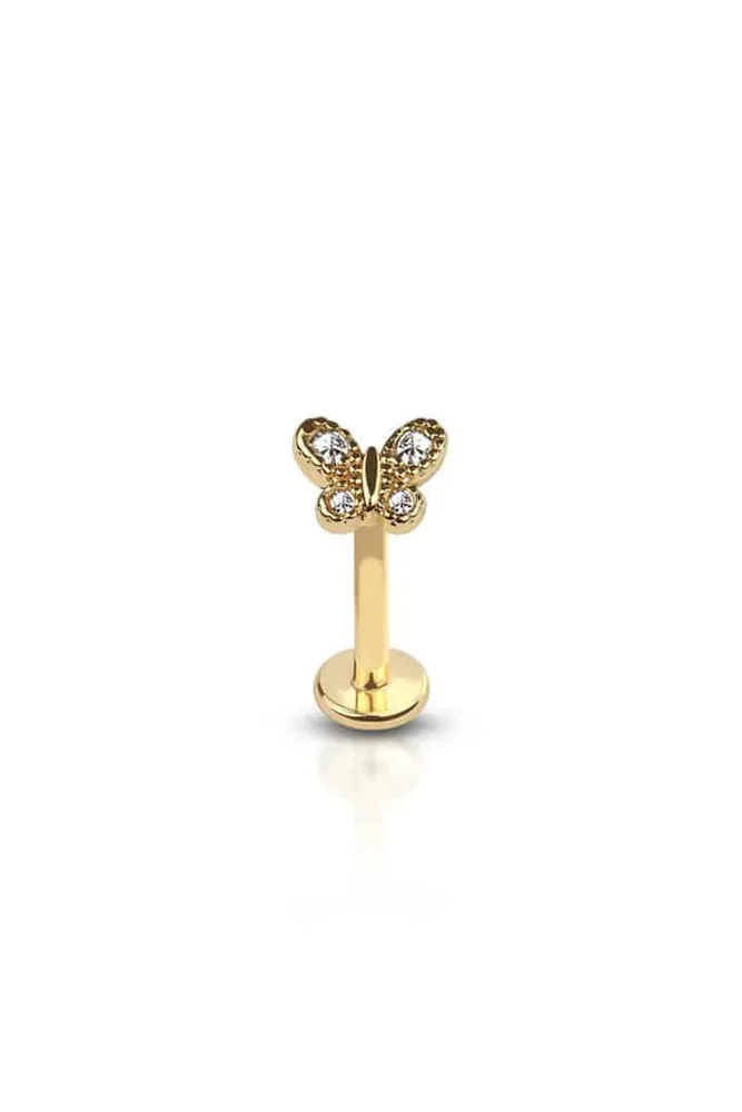 PREMIUM Petite Butterfly Labret 16g