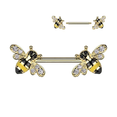 Bee Nipple Barbell 14g