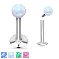 PREMIUM Opal Labret 16g